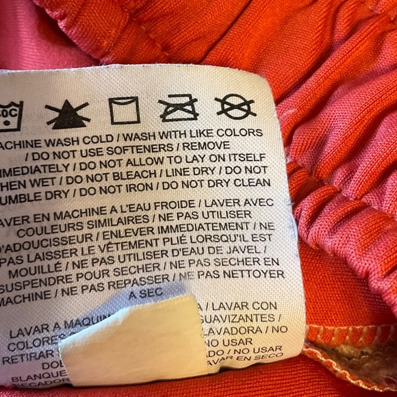 Nike Orange Athletic Men's Shorts - Picture 5 of 5